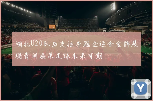 湖北U20队历史性夺冠全运会金牌展现青训成果足球未来可期